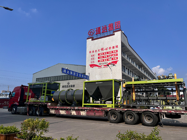 顆粒有機(jī)肥生產(chǎn)線發(fā)往安徽六安